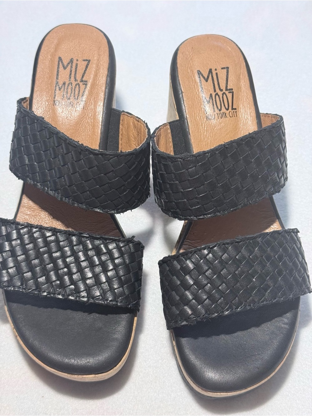 New Miz Mooz Genna Sandal. Black. Size 36/US Size 5.5-6.
